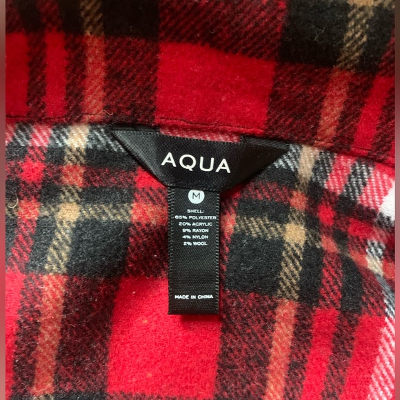 Oversized thick red plaid flannel/jacket - Picture 4 of 4